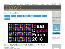 Tablet Screenshot of oaag.org